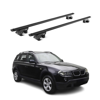 OMAC® - Black Raised Roof Rails Cross Bars