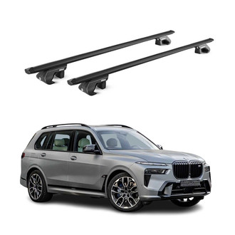 OMAC® - Black Raised Roof Rails Cross Bars