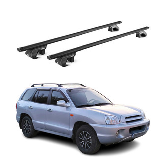 OMAC® - Black Raised Roof Rails Cross Bars
