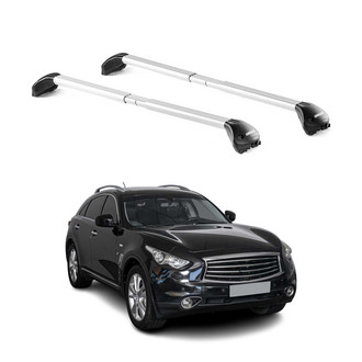 OMAC® - Gray Raised Roof Rails Cross Bars