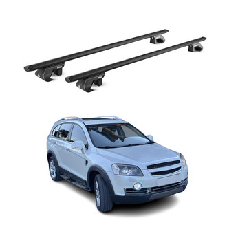 OMAC® - Black Raised Roof Rails Cross Bars