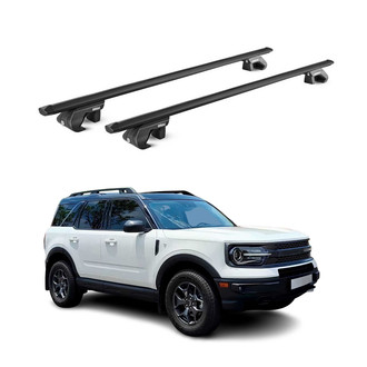 OMAC® - Black Raised Roof Rails Cross Bars