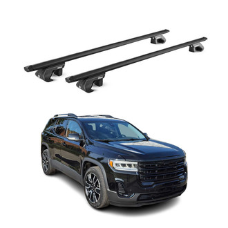 OMAC® - Black Raised Roof Rails Cross Bars
