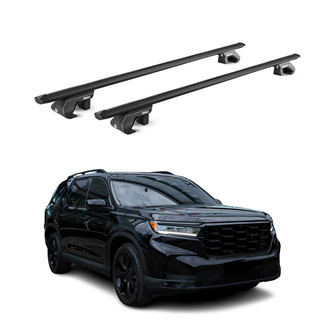 OMAC® - Black Raised Roof Rails Cross Bars