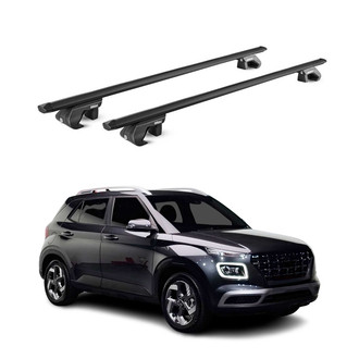 OMAC® - Black Raised Roof Rails Cross Bars