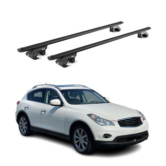 OMAC® - Black Raised Roof Rails Cross Bars