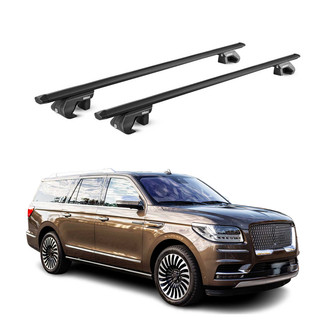 OMAC® - Black Raised Roof Rails Cross Bars