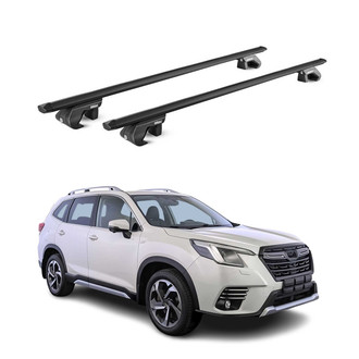 OMAC® - Black Raised Roof Rails Cross Bars