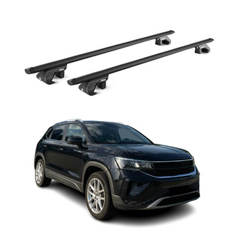 OMAC® - Black Raised Roof Rails Cross Bars