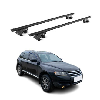 OMAC® - Black Raised Roof Rails Cross Bars