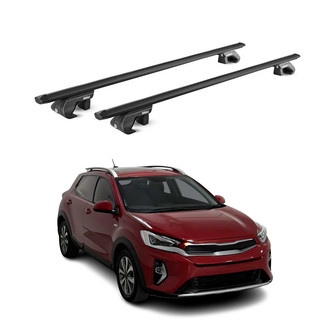 OMAC® - Black Raised Roof Rails Cross Bars