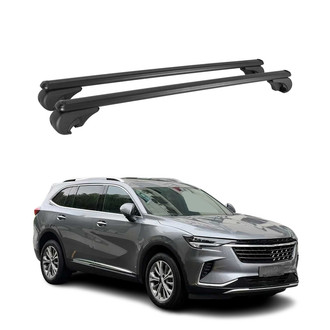 OMAC® - Black Raised Roof Rails Cross Bars