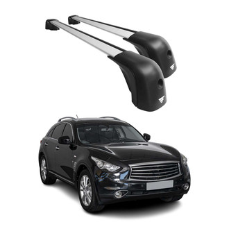 OMAC® - Gray Raised Roof Rails Cross Bars