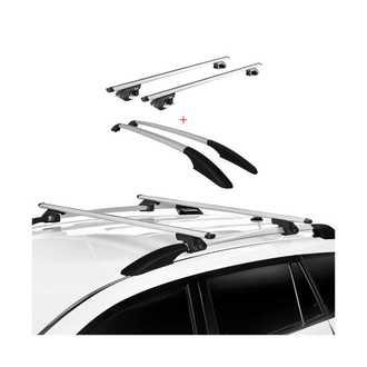 OMAC® - Gray Roof Racks and Rails Set