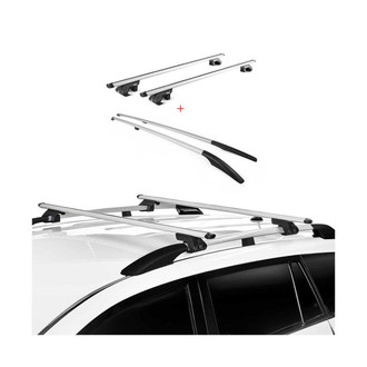 OMAC® - Silver Roof Racks and Rails Set