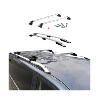 OMAC® G007623 - Silver Roof Racks and Rails Set