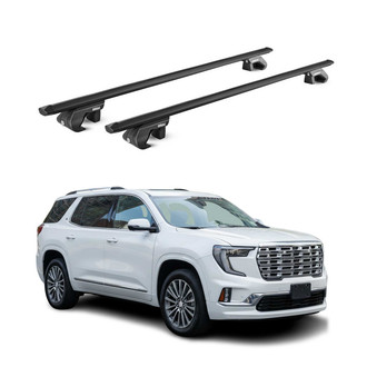 OMAC® - Black Raised Roof Rails Cross Bars