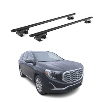 OMAC® - Black Raised Roof Rails Cross Bars