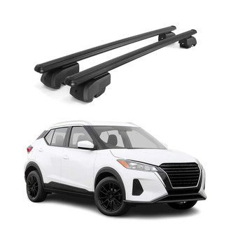 OMAC® - Black Flush-Mounted Roof Rails Cross Bars
