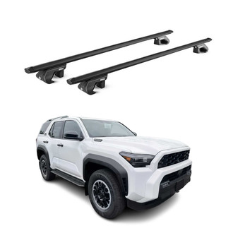 OMAC® - Black Raised Roof Rails Cross Bars
