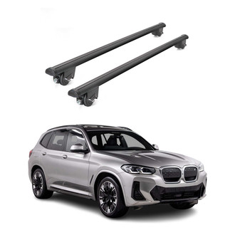 OMAC® - Black Flush-Mounted Roof Rails Cross Bars
