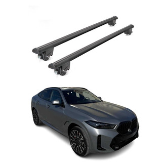 OMAC® - Black Flush-Mounted Roof Rails Cross Bars