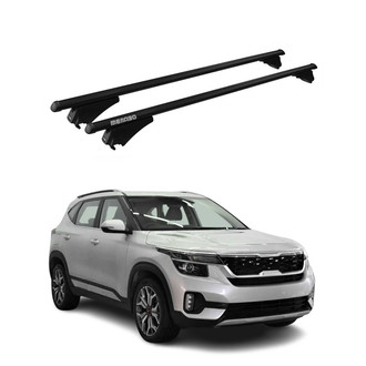 OMAC® - Black Flush-Mounted Roof Rails Cross Bars