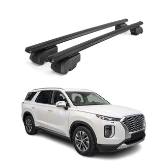 OMAC® - Black Flush-Mounted Roof Rails Cross Bars
