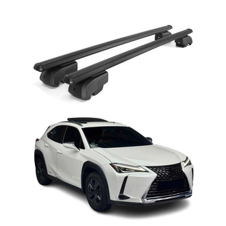 OMAC® - Black Flush-Mounted Roof Rails Cross Bars