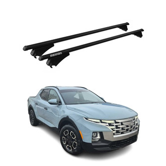 OMAC® - Black Flush-Mounted Roof Rails Cross Bars