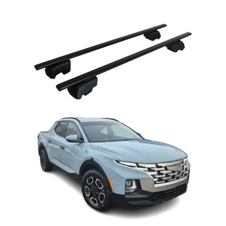 OMAC® - Black Flush-Mounted Roof Rails Cross Bars