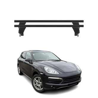 OMAC® - Black Raised Roof Rails Cross Bars