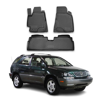OMAC® - Classic 1st & 2nd Row Black Floor Mat Set