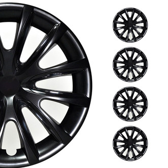 OMAC® - 16" Nissan Black Gloss Wheel Covers