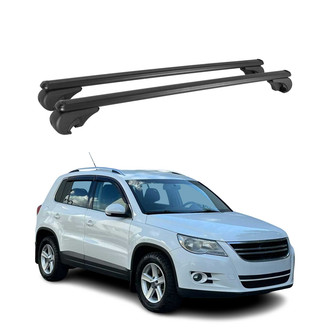 OMAC® - Black Raised Roof Rails Cross Bars