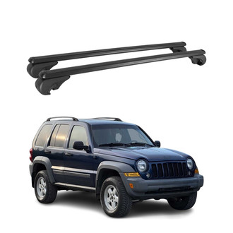 OMAC® - Black Raised Roof Rails Cross Bars