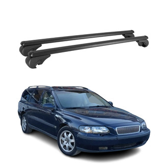 OMAC® - Black Raised Roof Rails Cross Bars