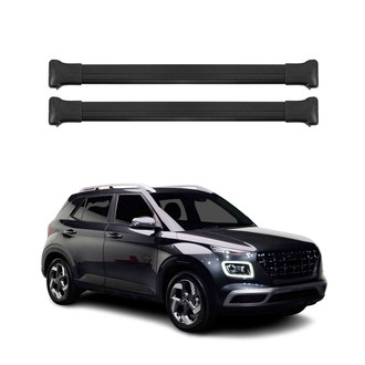 OMAC® - Black Raised Roof Rails Cross Bars