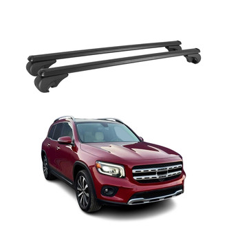 OMAC® - Black Raised Roof Rails Cross Bars
