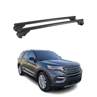 OMAC® - Black Raised Roof Rails Cross Bars