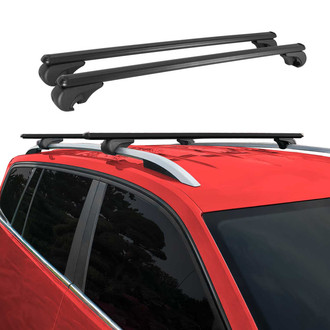 OMAC® - Black Raised Roof Rails Cross Bars