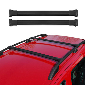 OMAC® - Black Raised Roof Rails Cross Bars