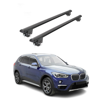 OMAC® - Black Flush-Mounted Roof Rails Cross Bars