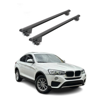 OMAC® - Black Flush-Mounted Roof Rails Cross Bars