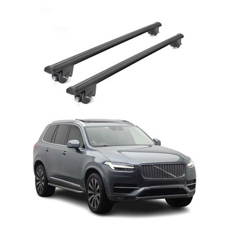OMAC® - Black Flush-Mounted Roof Rails Cross Bars