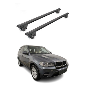 OMAC® - Black Flush-Mounted Roof Rails Cross Bars