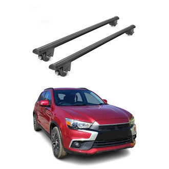 OMAC® - Black Flush-Mounted Roof Rails Cross Bars