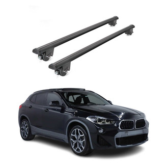 OMAC® - Black Flush-Mounted Roof Rails Cross Bars