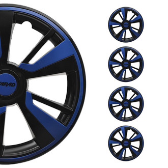 OMAC® U014935 - 15" Chevrolet Dark Blue Black Gloss Wheel Covers