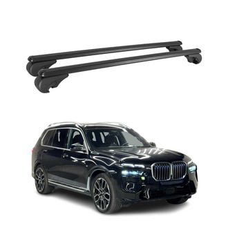 OMAC® - Black Raised Roof Rails Cross Bars